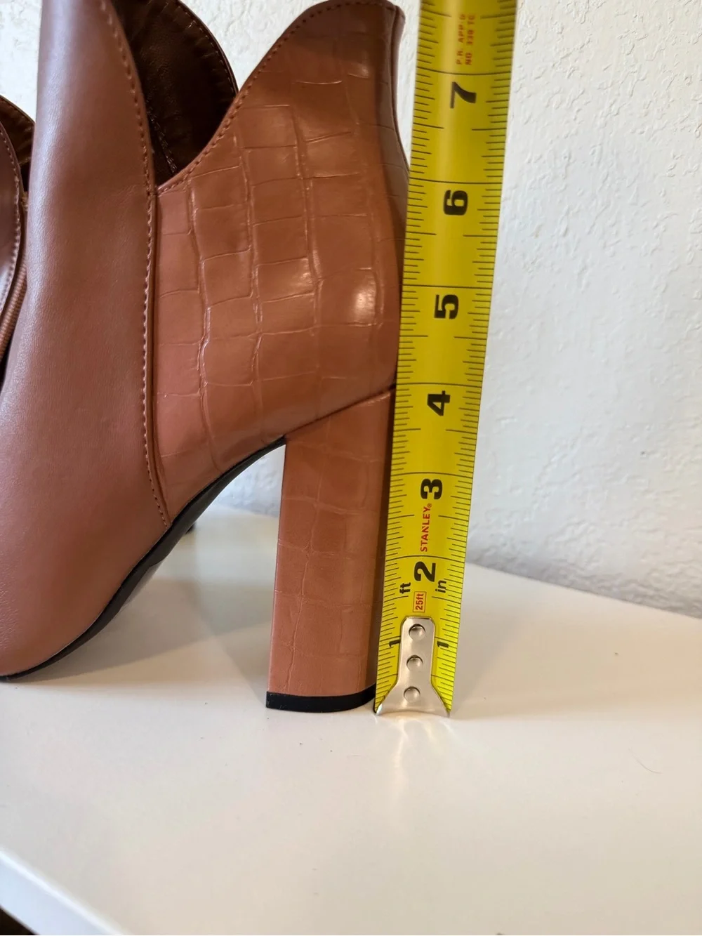 Women's Pointed Toe Ankle Booties in Brown